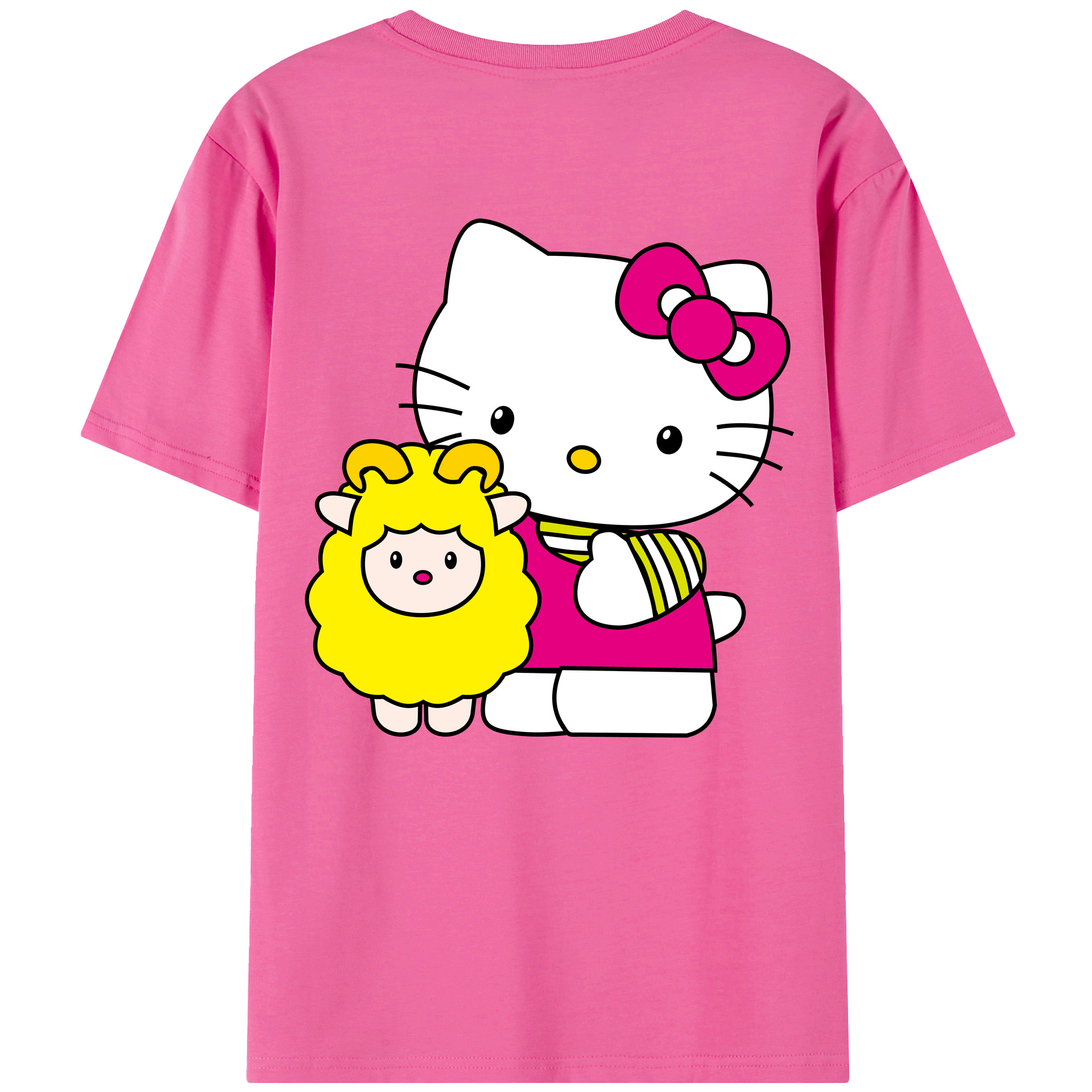 （画像用） Hello Kitty ハローキティ レディース半袖Tシャツ(バックプリント)